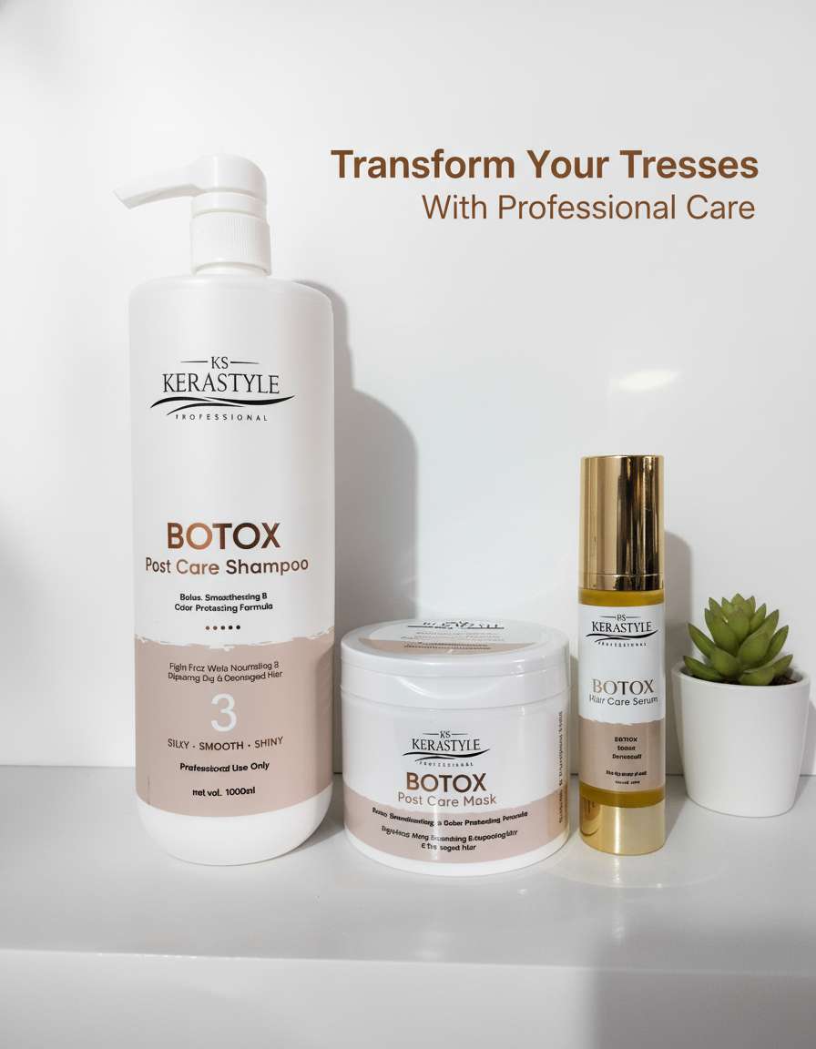 Botox Postcare Shampoo mask serum 