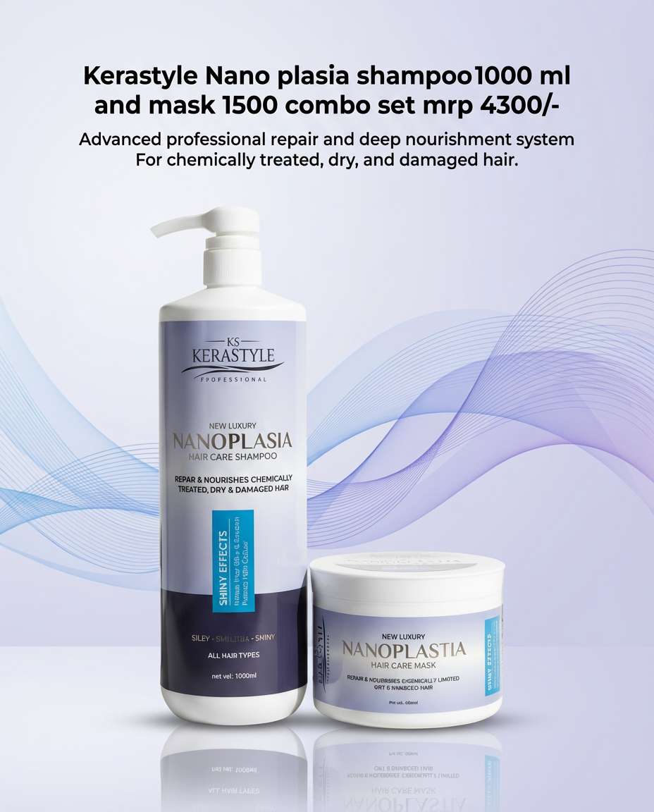 KERASTYLE NANOPLASIA HAIR SHAMPOO 1000ml & MASK 500ml