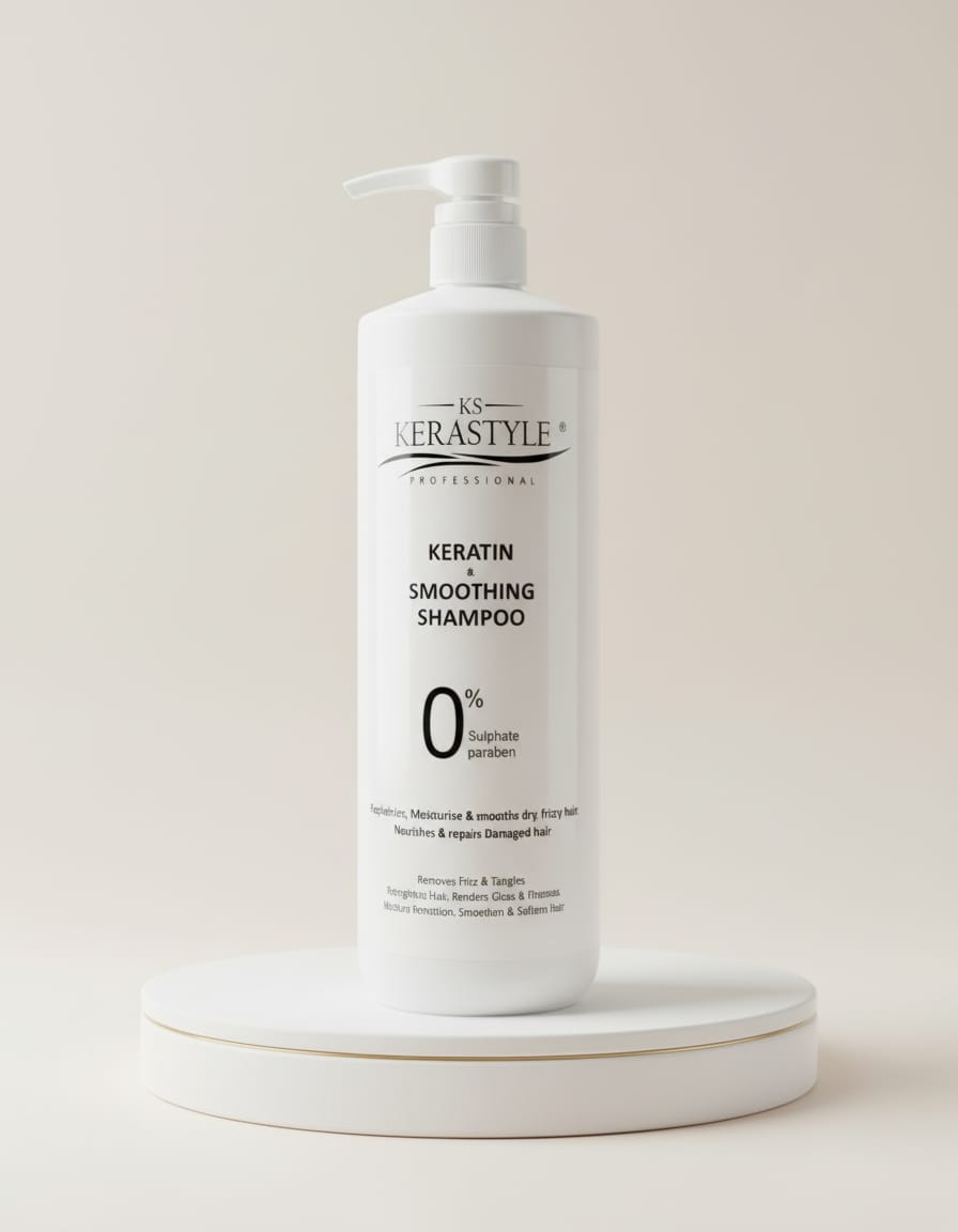 KERATIN SMOOTHING SHAMPOO 1000ml - Image 3