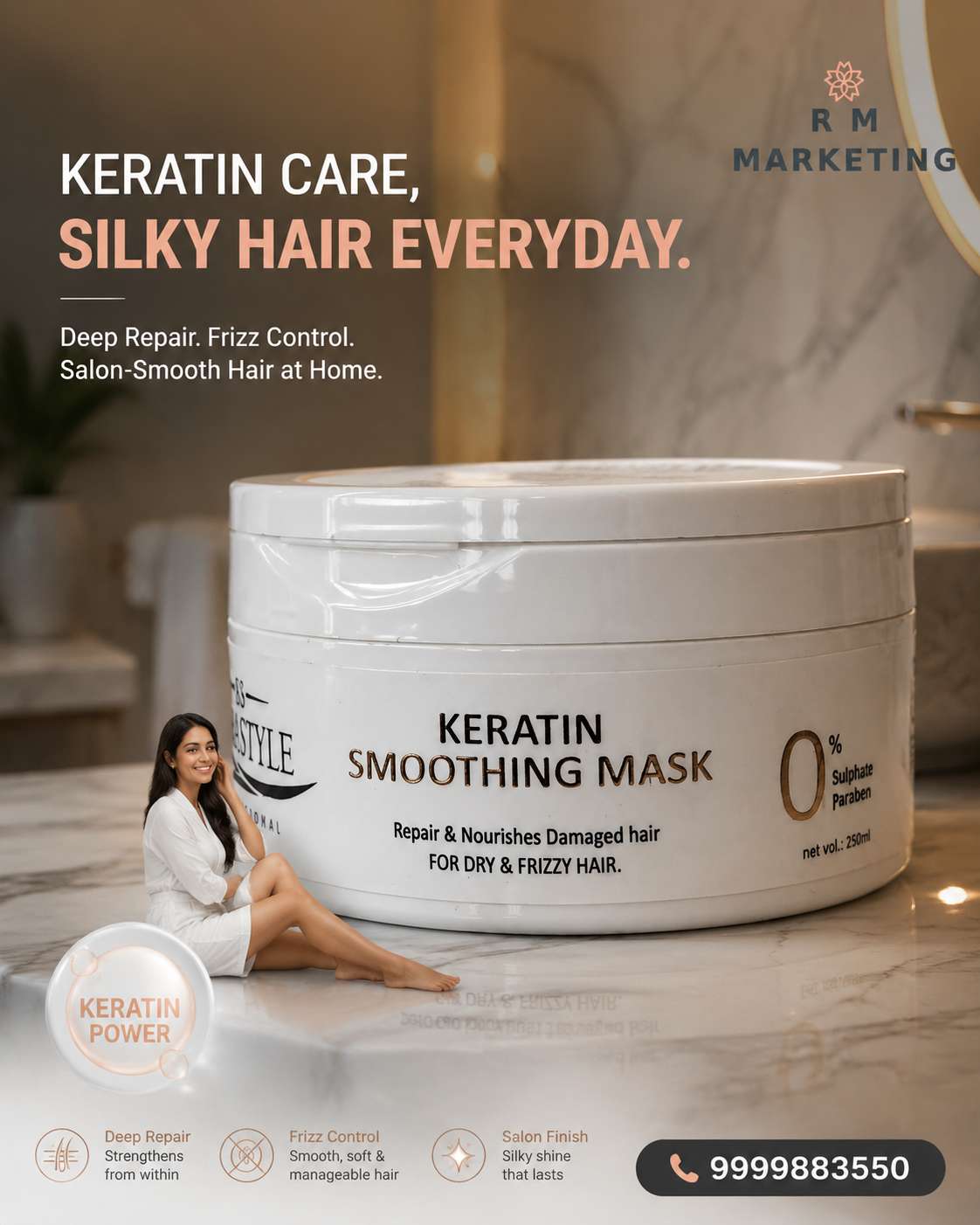 KERATIN POSTCARE MASK 250ml