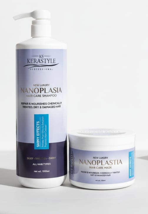 KERASTYLE NANOPLASIA HAIR SHAMPOO 1000ml & MASK 500ml - Image 2